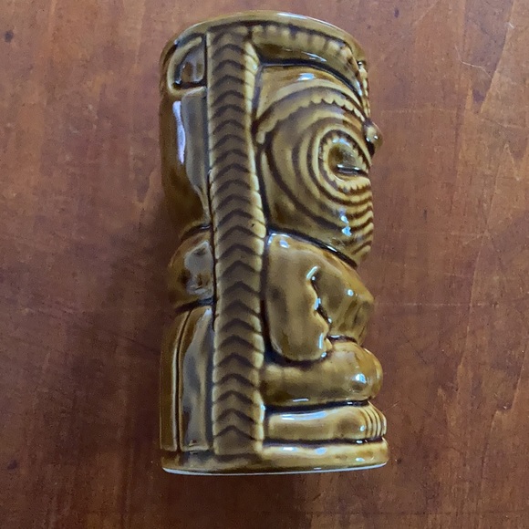 🍹🗿 Germaine’s Luau Hawaii | Brown Tiki Mug | Tiki Bar Mug 🌋🧊 - Picture 6 of 6